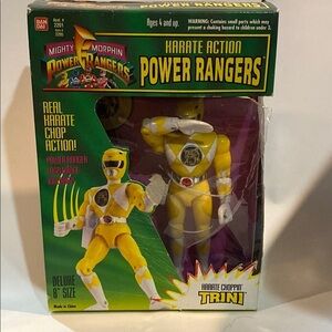 VINTAGE Mighty Morphin Power Rangers Karate Action Figure